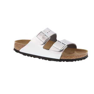 Birkenstock muiltje zilver