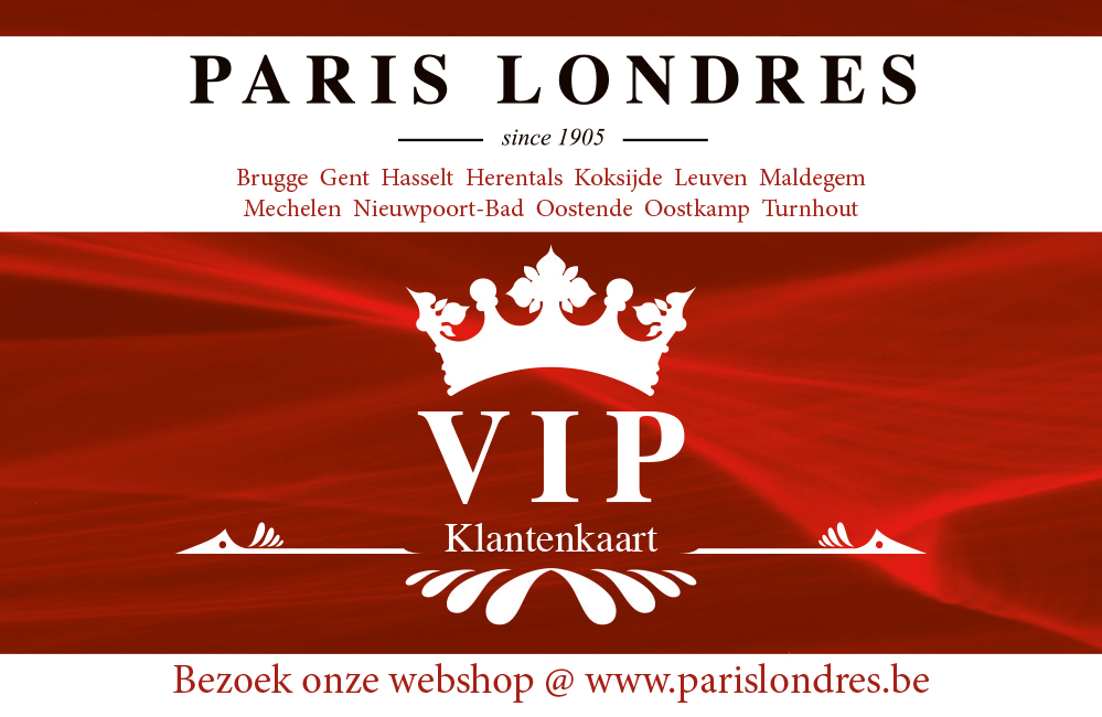 Paris Londres klantenkaart - Voorkant